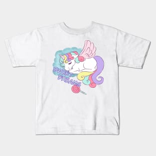 Sweet dreams unicorn Kids T-Shirt